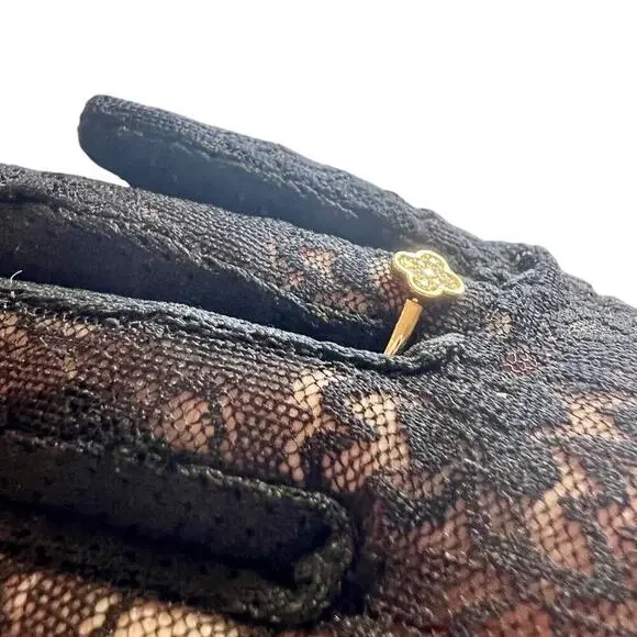 **SOLD** EFFY ENY Women's 14K Yellow Goldplated Sterling Silver Diamond Floral - Picture 7 of 11